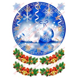 Вафельна картинка Новий Рік та Різдво 002